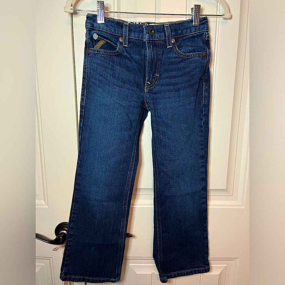 YOUTH 7 Ariat B4 relaxed boot cut Blue Jeans